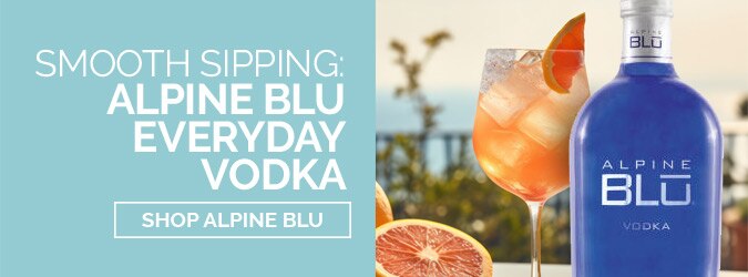 Shop Alpine Blu Vodka