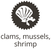 Shellfish: Clams, Mussels, Shrimp, Scallops