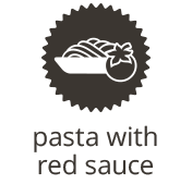 Pasta Red Sauces, Pizza